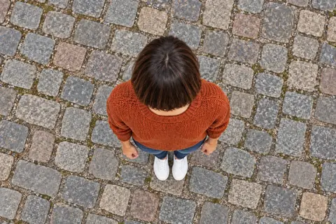 正俯视